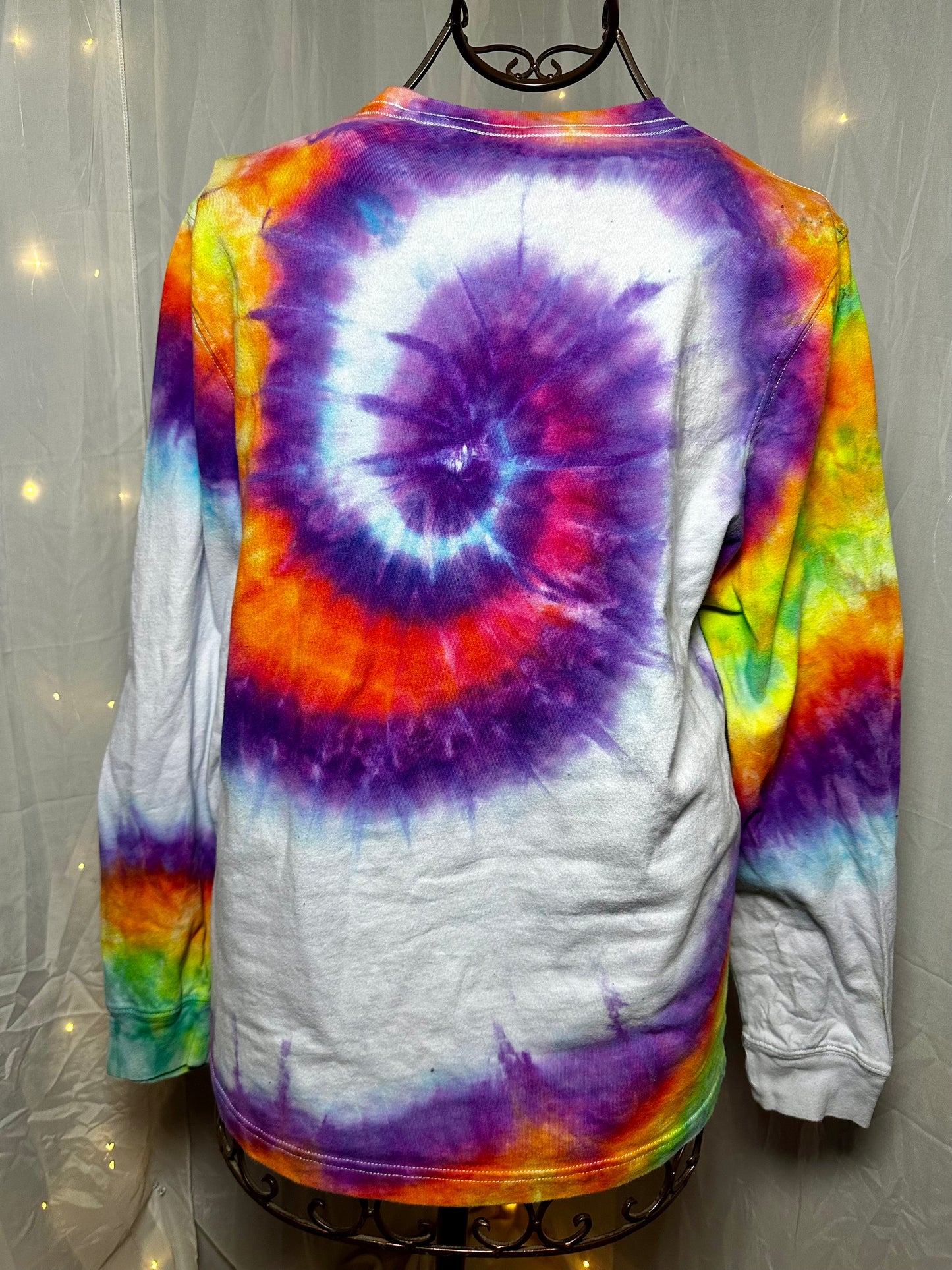 Small Sunset Orbit Swirl Long Sleeve Tee