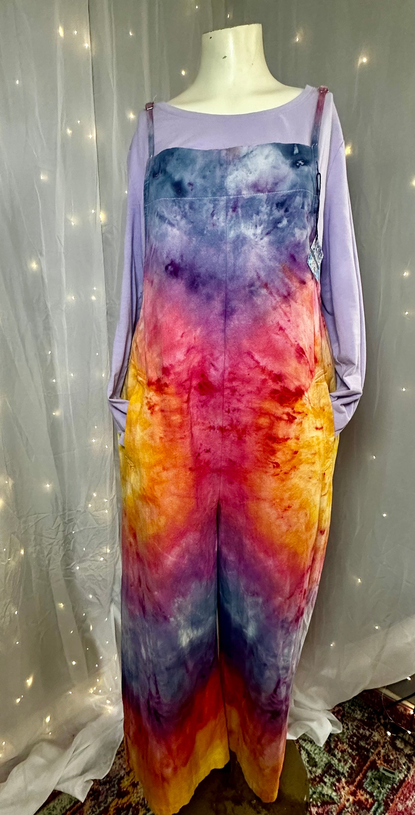 Large Boho Sunset Bibs