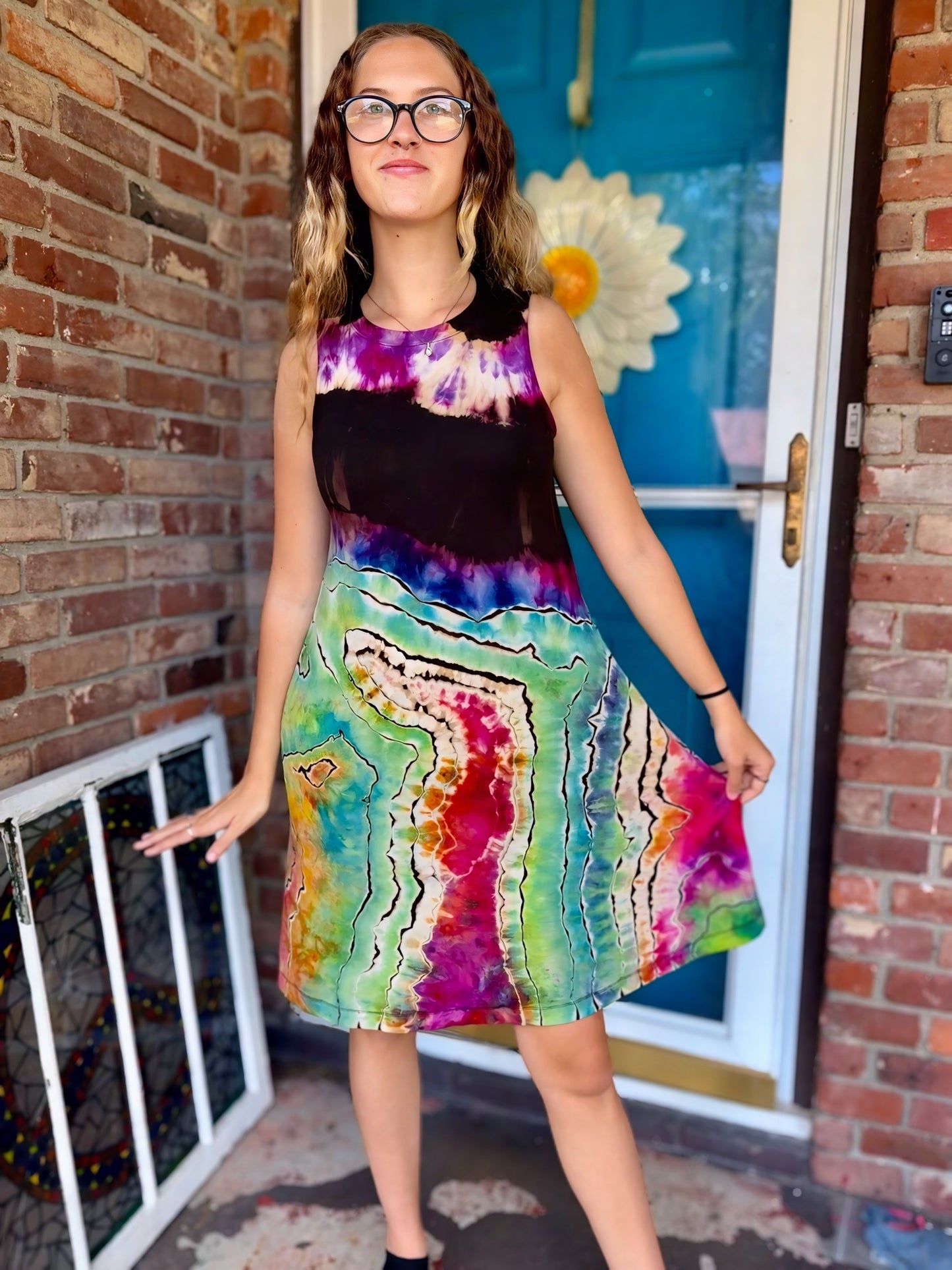 Small Mystic River Flow Swing Dress