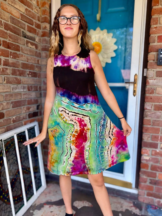 Small Mystic River Flow Swing Dress