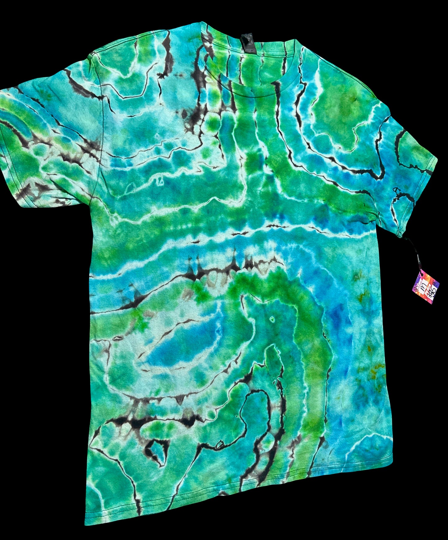 Medium Emerald Tide Geode Tee