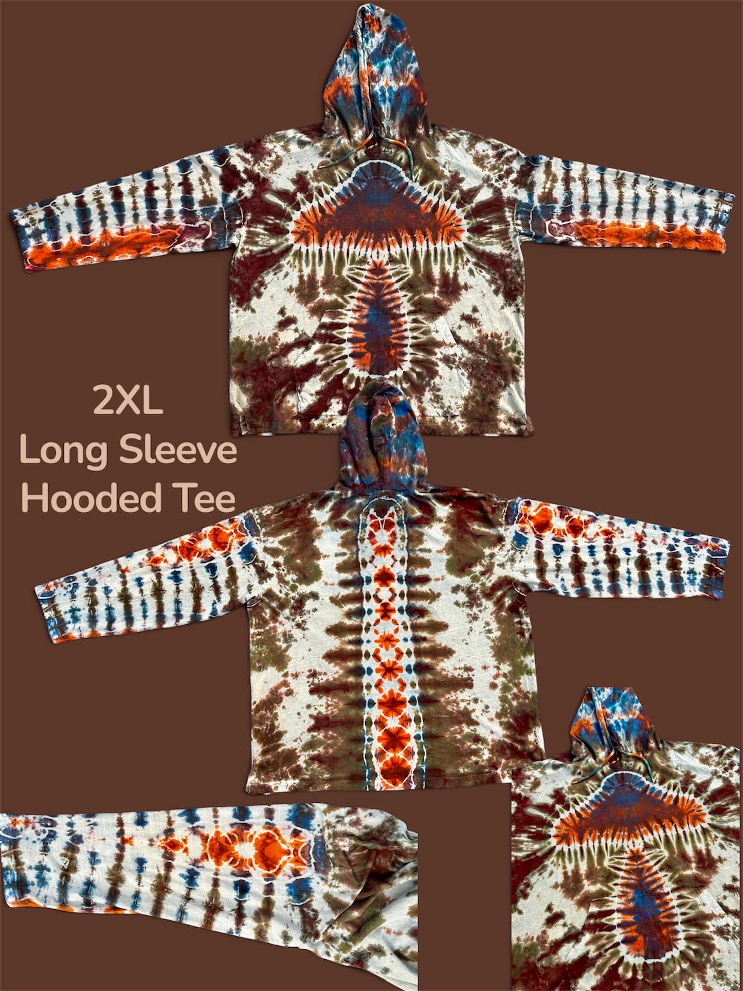 2XL Ember Mycelium Hooded Tee