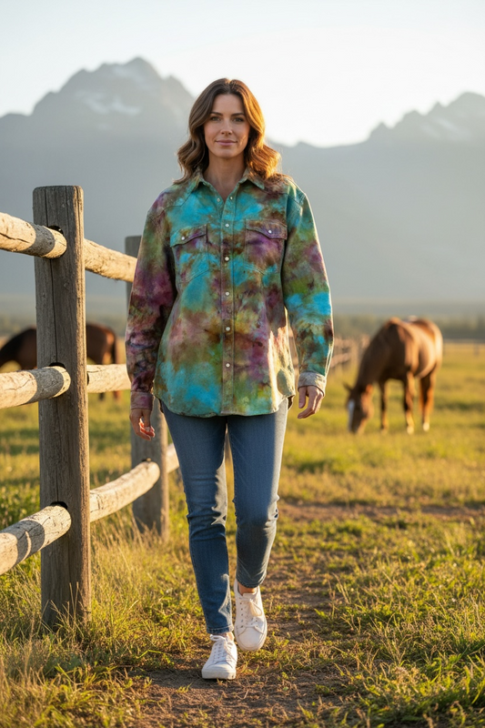 Large Western Pearl Snap