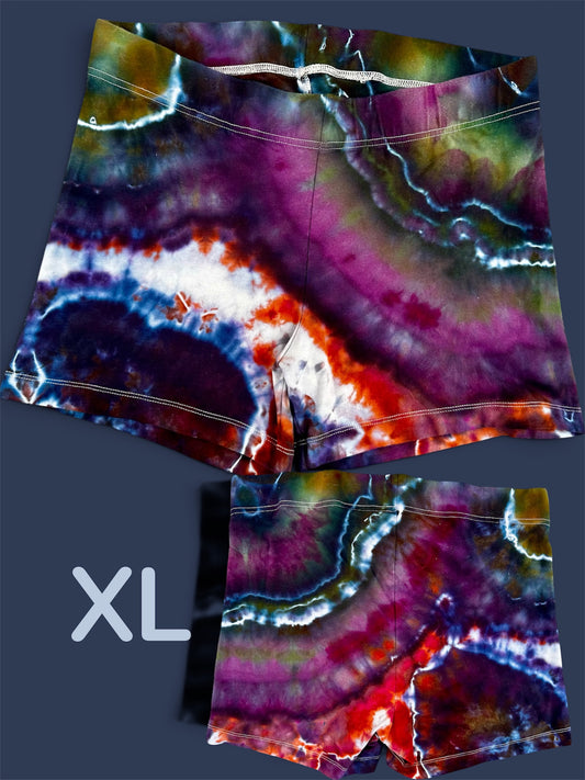 XL Solar Eclipse Biker Shorts