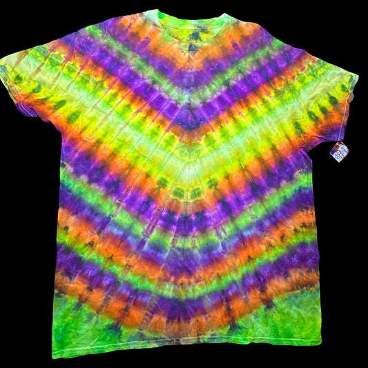 2XL Neon Halloween Vortex Tee *UV Reactive*