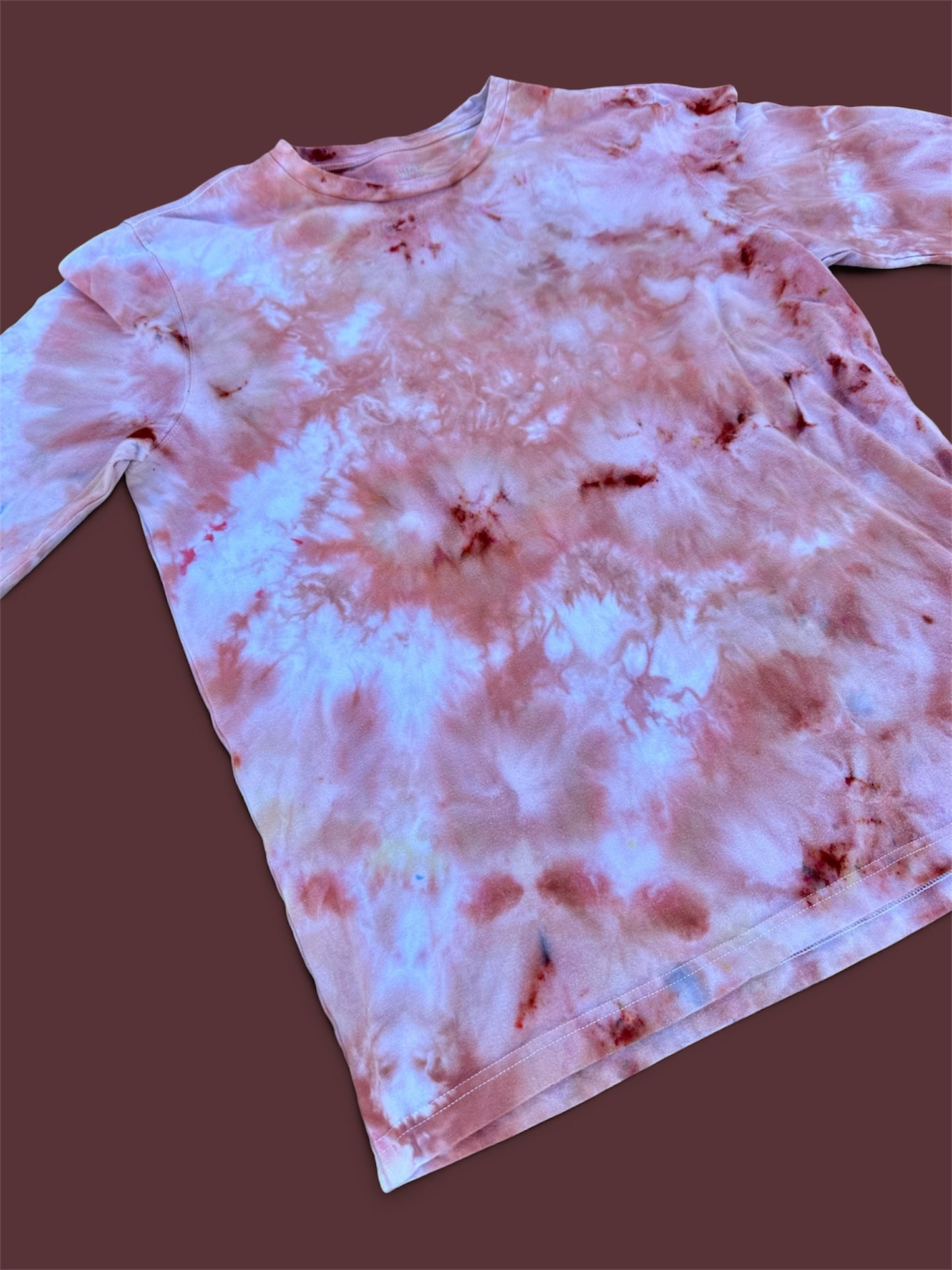 Large Rosewood Mist Long Sleeve Tee 