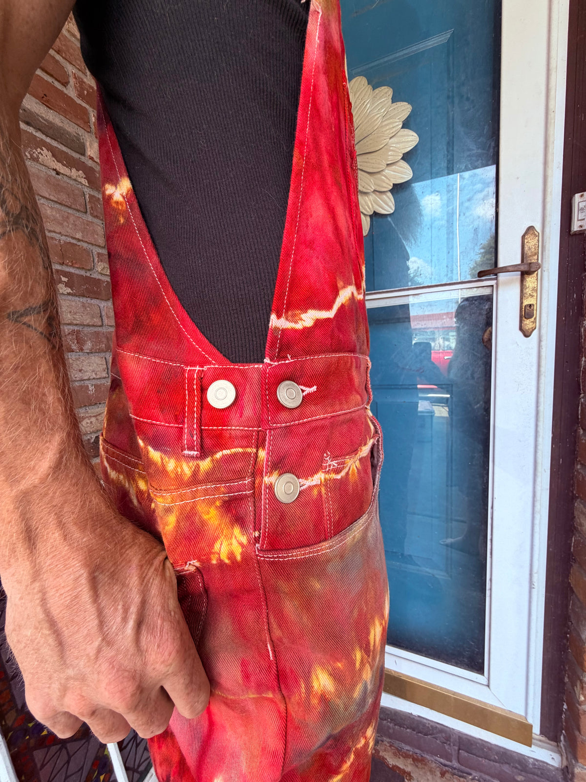 Hellbent & Tie-Dyed Overall Bibs *Upcycled*