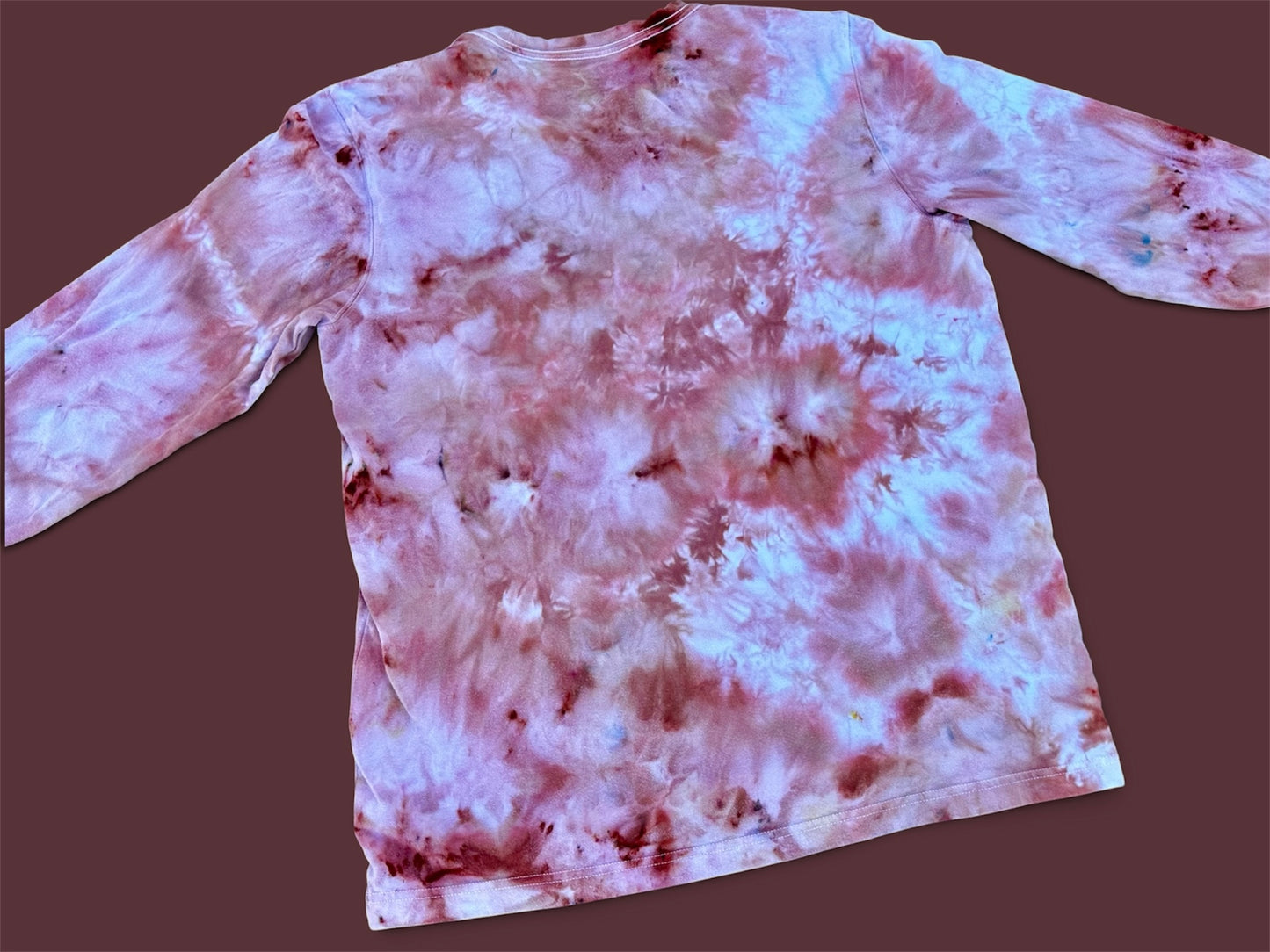 Large Rosewood Mist Long Sleeve Tee 