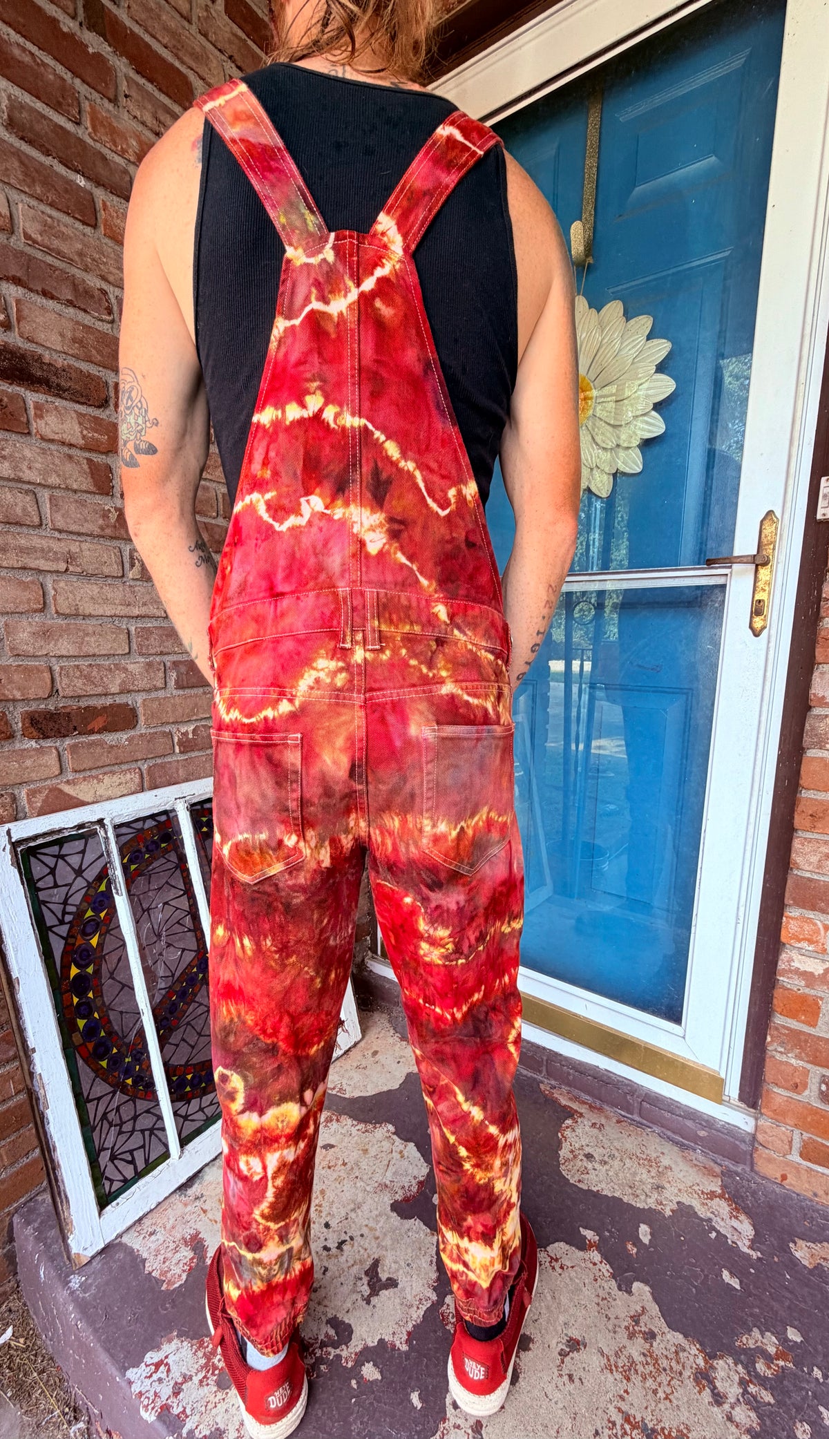 Hellbent & Tie-Dyed Overall Bibs *Upcycled*