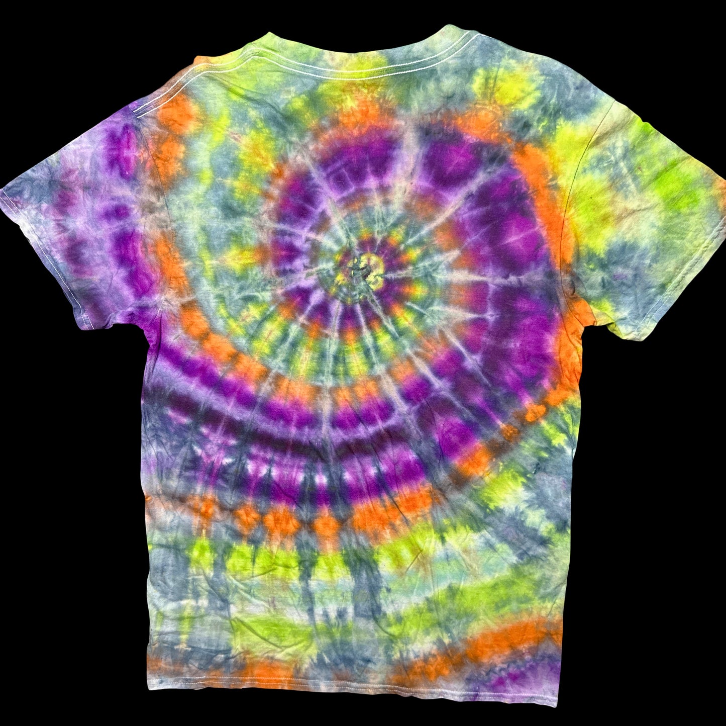 Medium Neon Halloween Swirl Tee