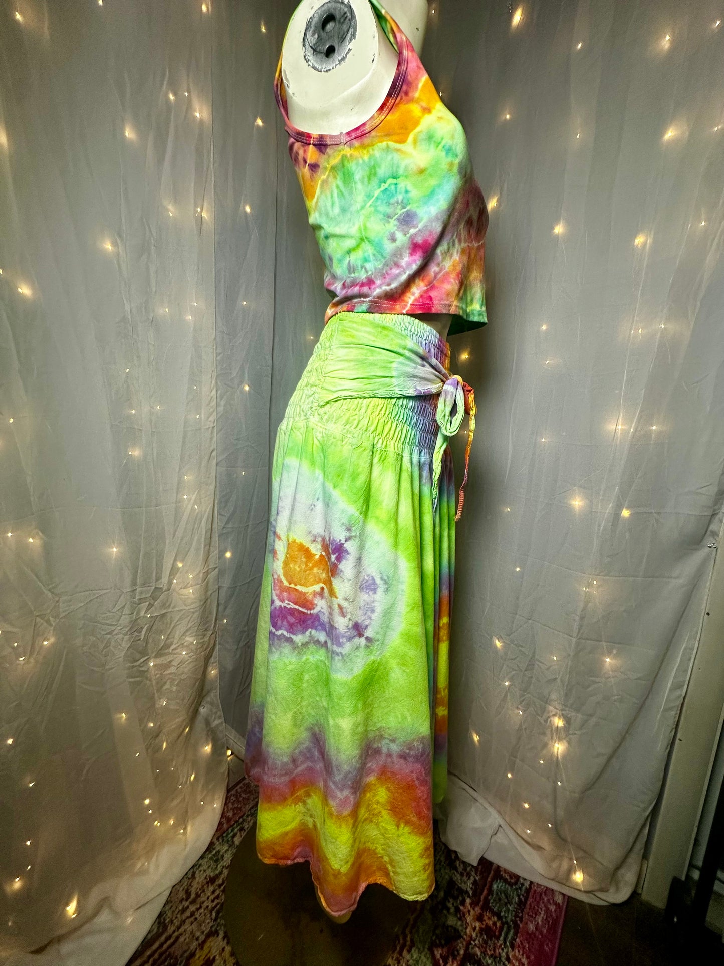 OS High Voltage Rainbow Convertible Set *UV REACTIVE*