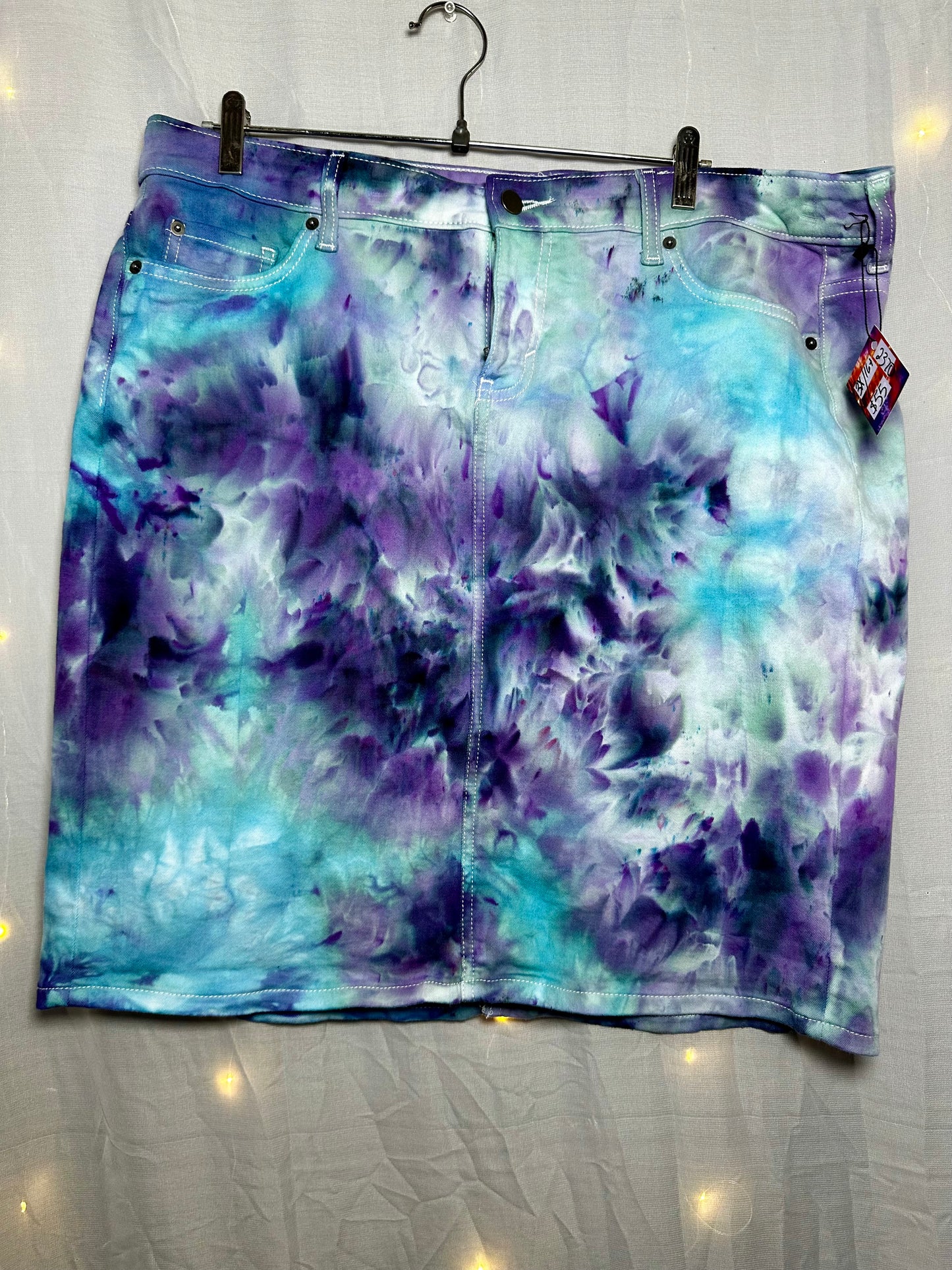 16Plus Dreamy Night Denim Skirt