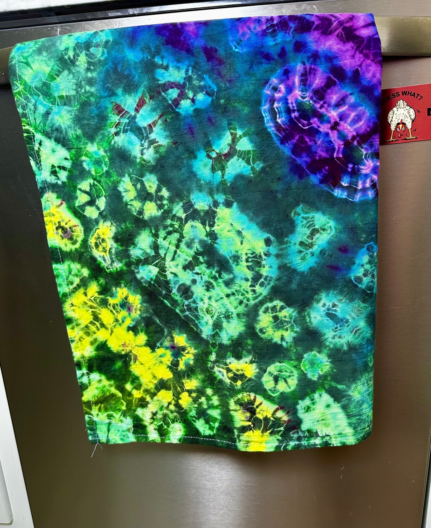 Neon Rainbow Reef Kitchen Towel / Mini Tapestry