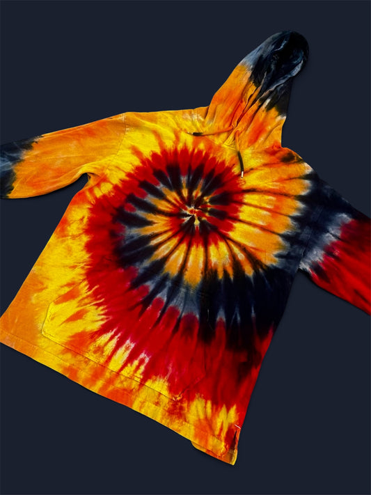 Medium Sunire Spiral Hooded Long Sleeve Tee