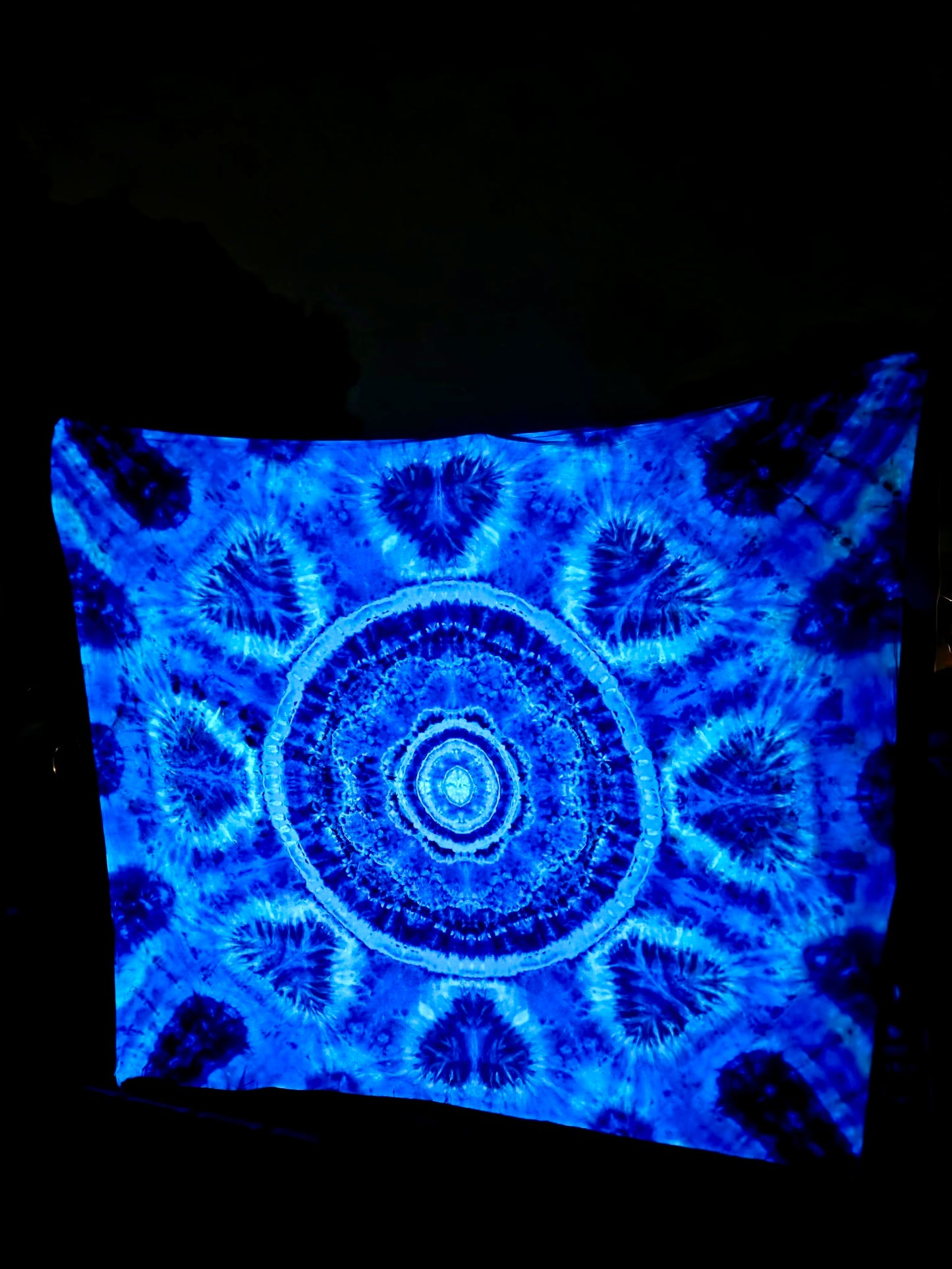 Celestial Heartbeat Tapestry – UV Reactive