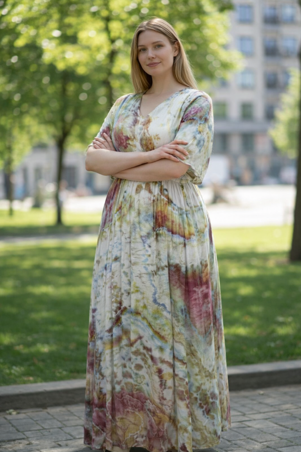 L/XL Golden Grove Kaftan Dress