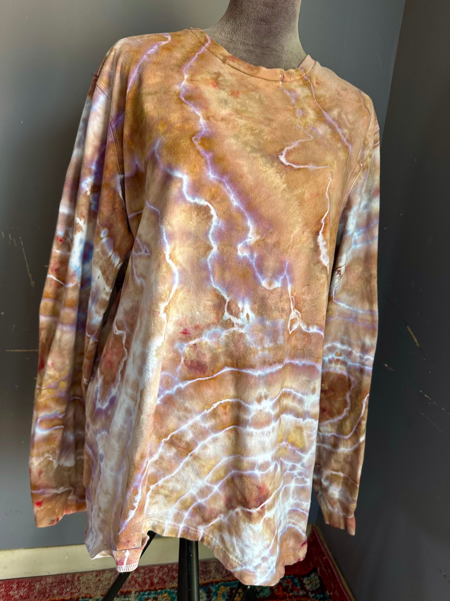 XLT Warrior Princess (HWI) Geode Long Sleeve Tee-Earthy Tones