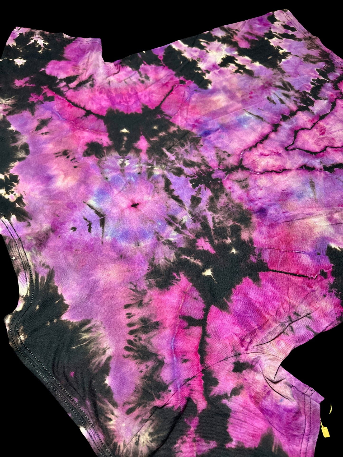 XL Violet Vortex Reverse Dyed Tee