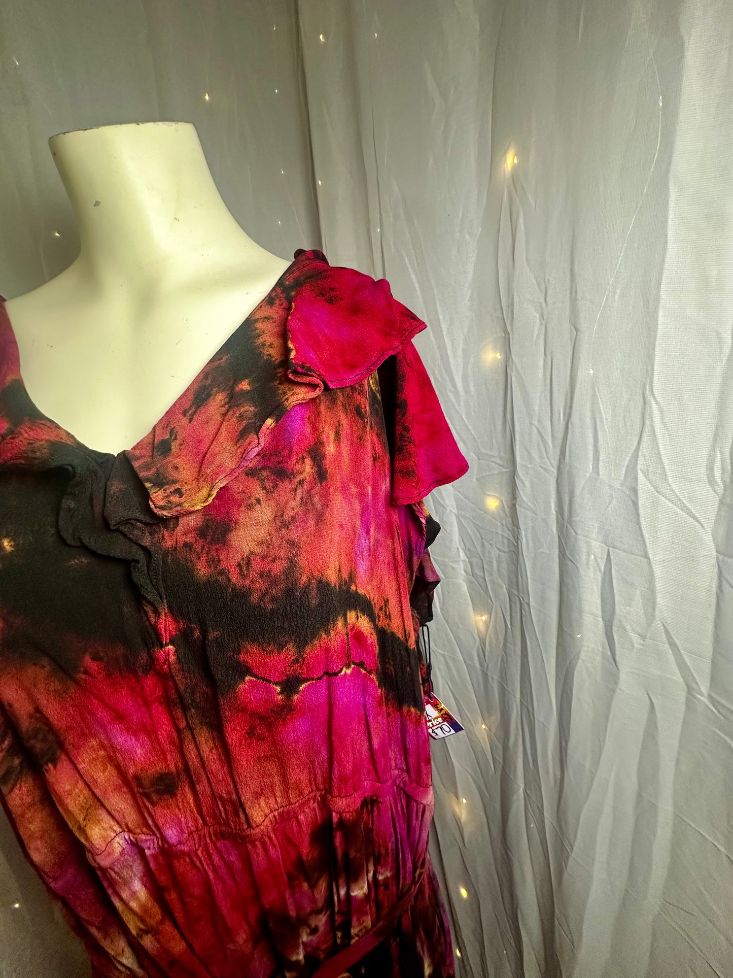 4X Rustic Berry Bloom Dress