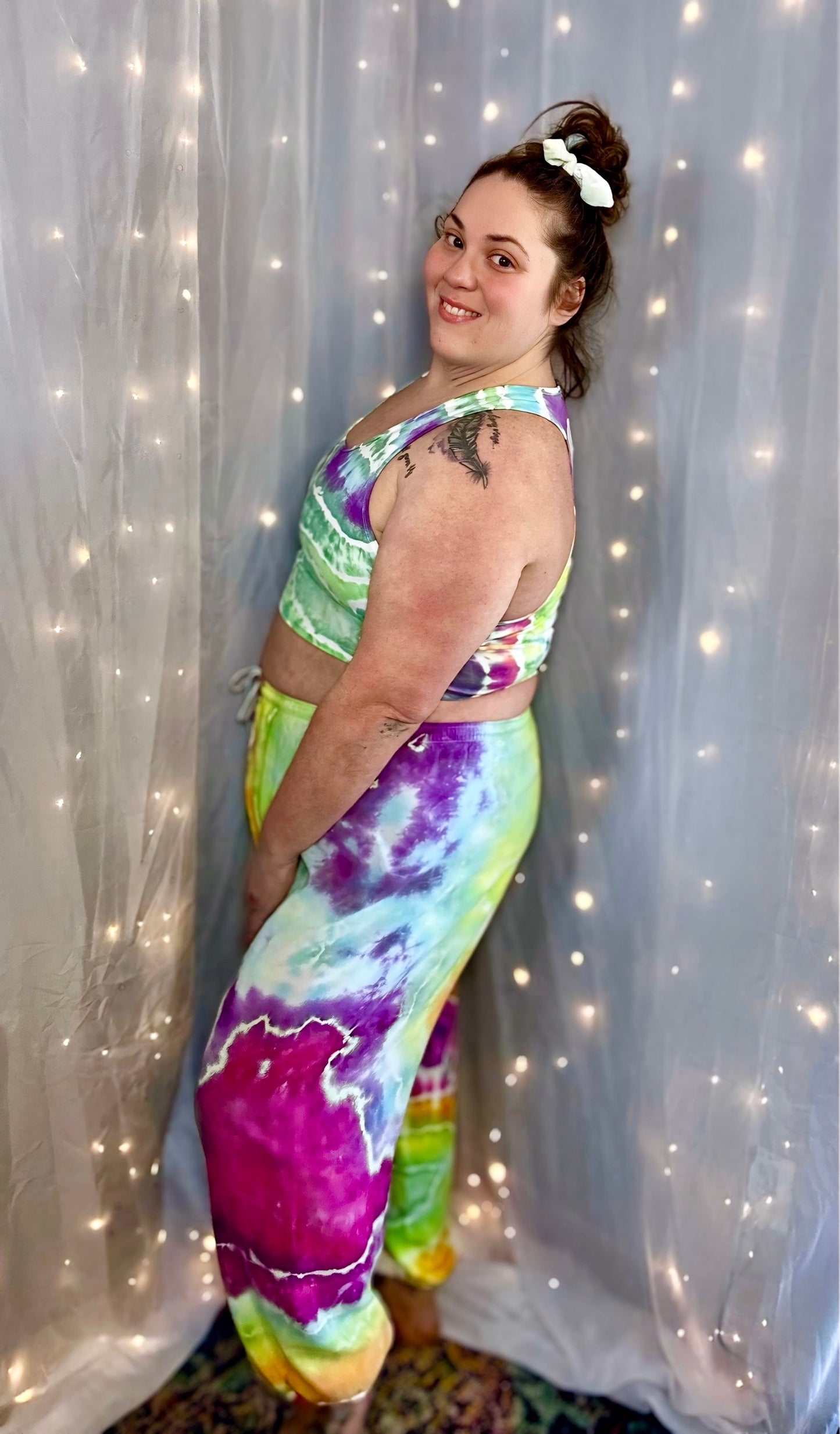 2X/3X Cosmic Candy Heart Glow UV Reactive Set- 2PC