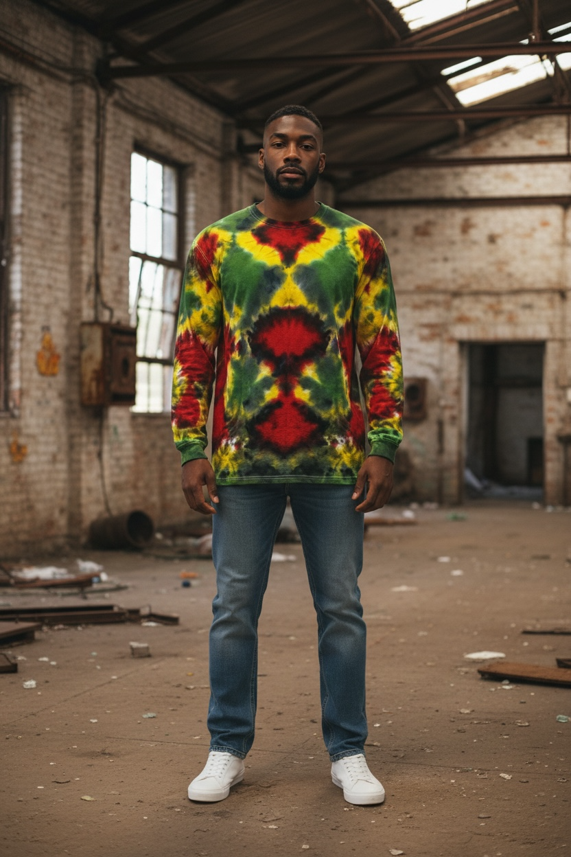 2XL Rasta Roots Revival Long Sleeve T-Shirt