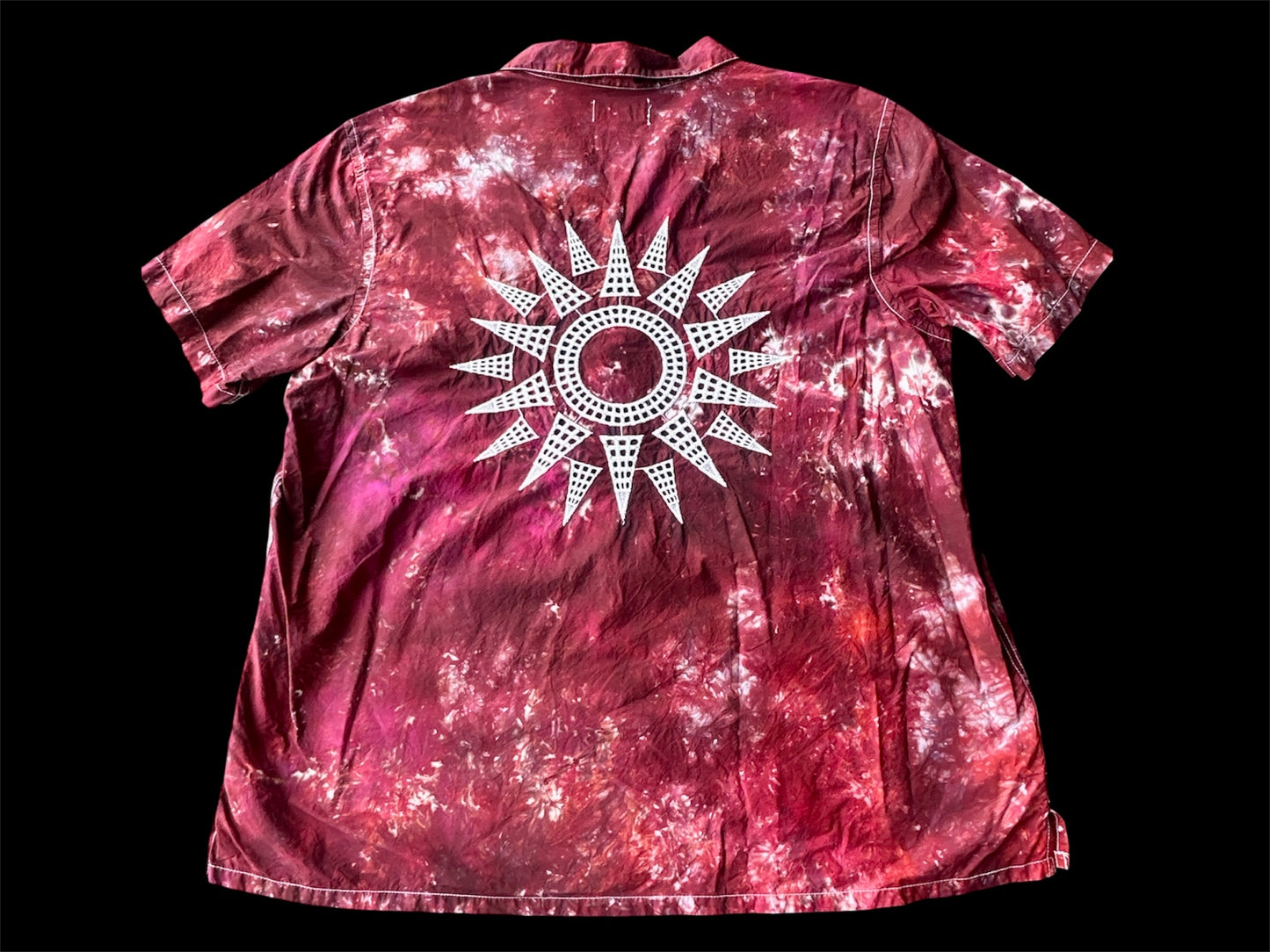 Large Crimson Solstice Camp Shirt