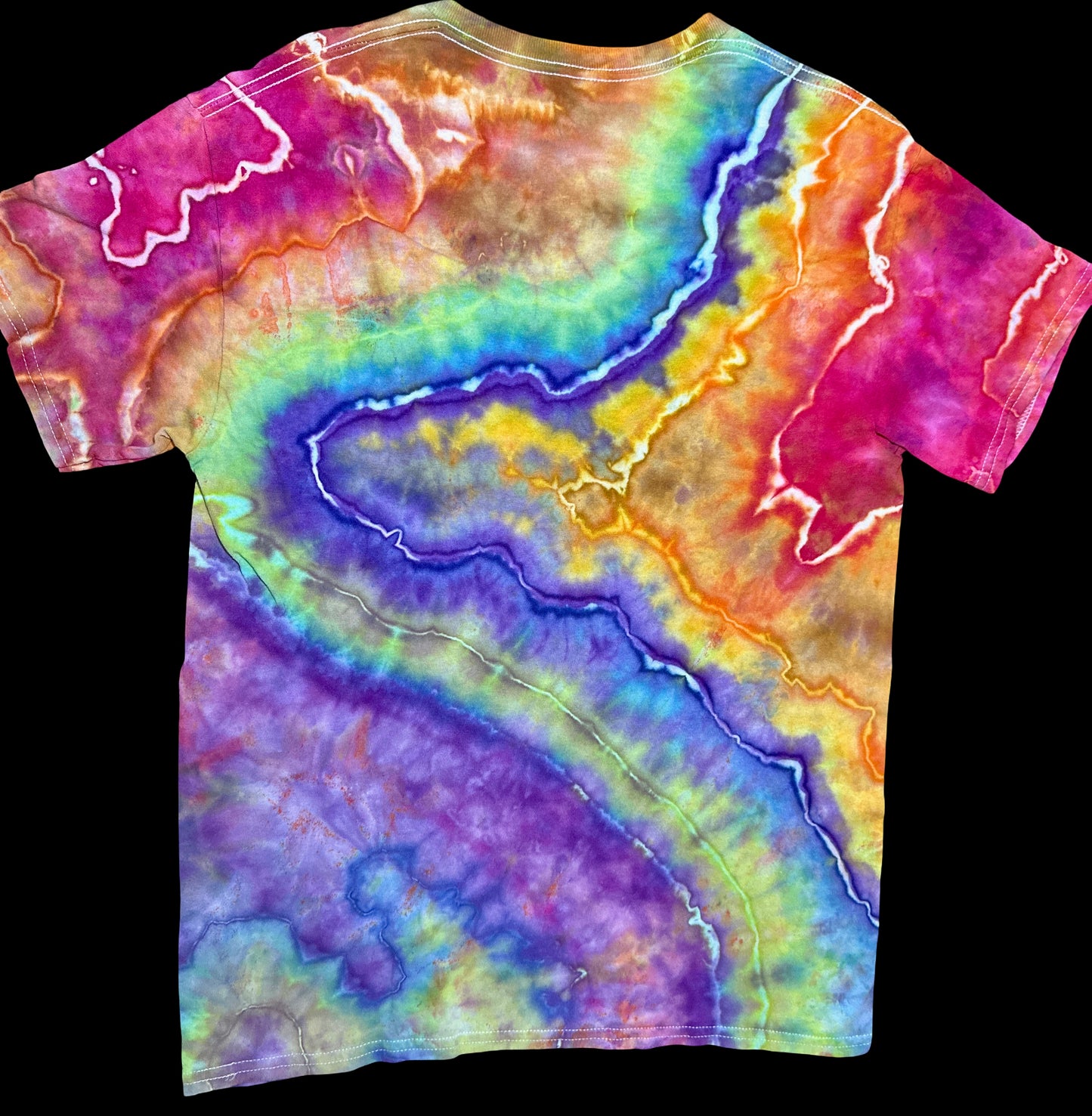 Medium Trippy Rainbow Melt Tee