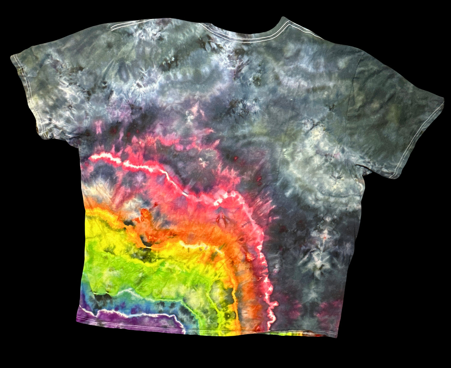5XL Electric Rainbow Geode Tee