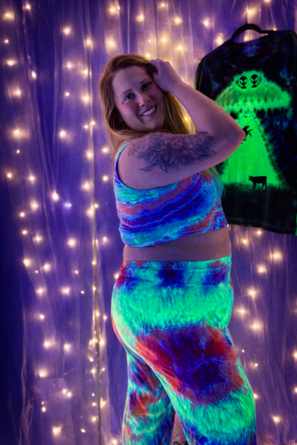 2X/3X Rainbow Neon Daydream UV Reactice Set