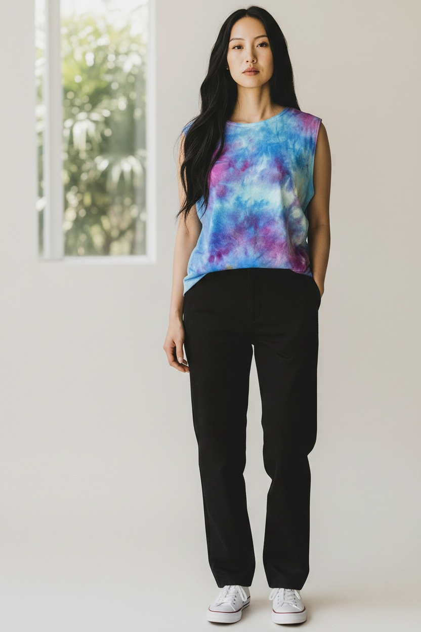 Petite XL Bluebell Cloud Tank *upcycled*