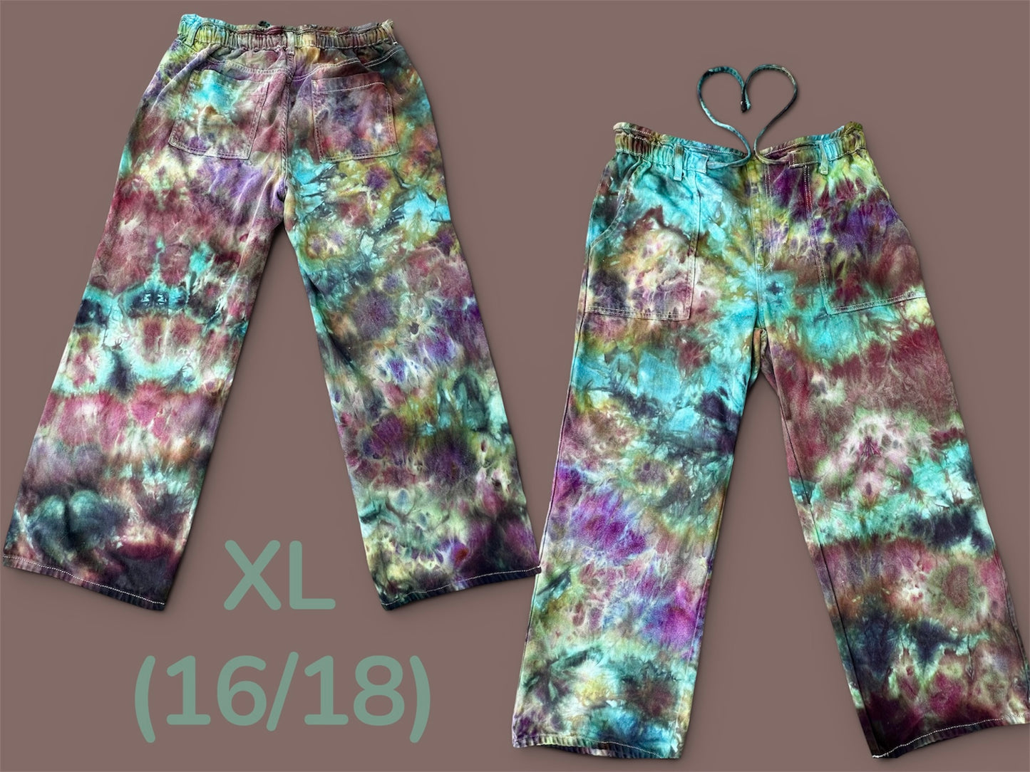 XL (16/18) Mystic Moss Denim Pants