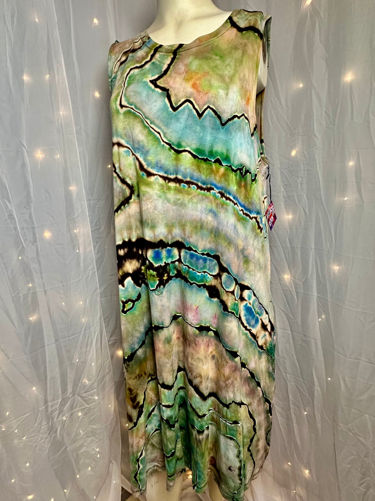 XXXL Iridescent Mother of Pearl Swing Dress