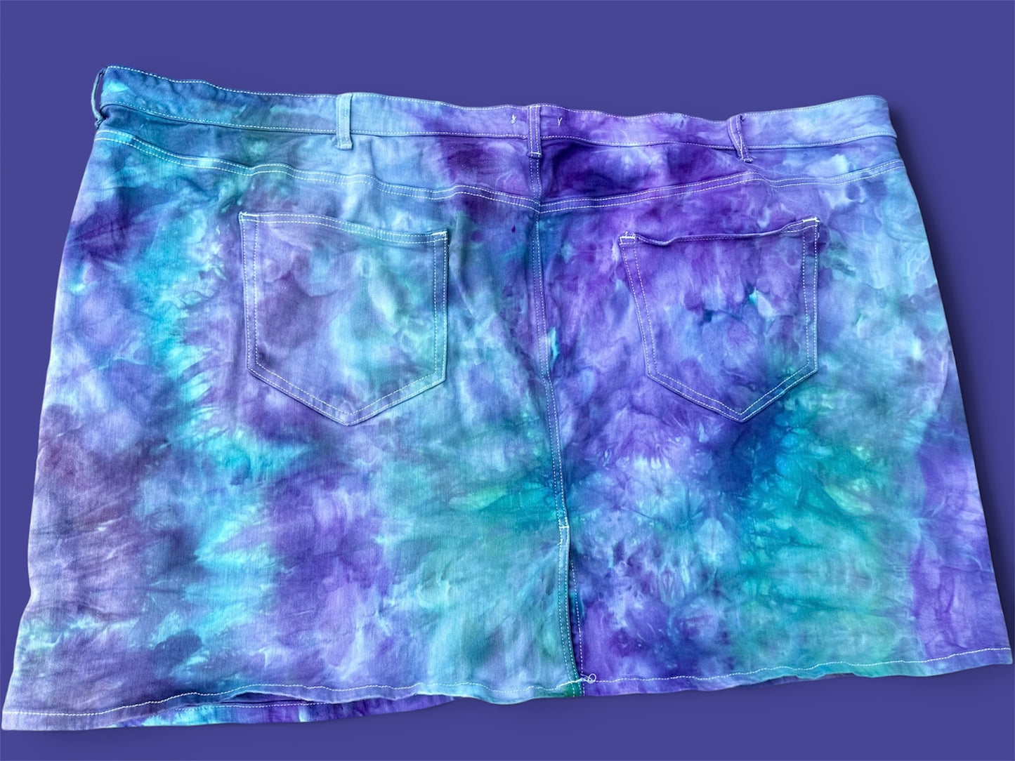 40W Moonlit Lagoon Mini Skirt