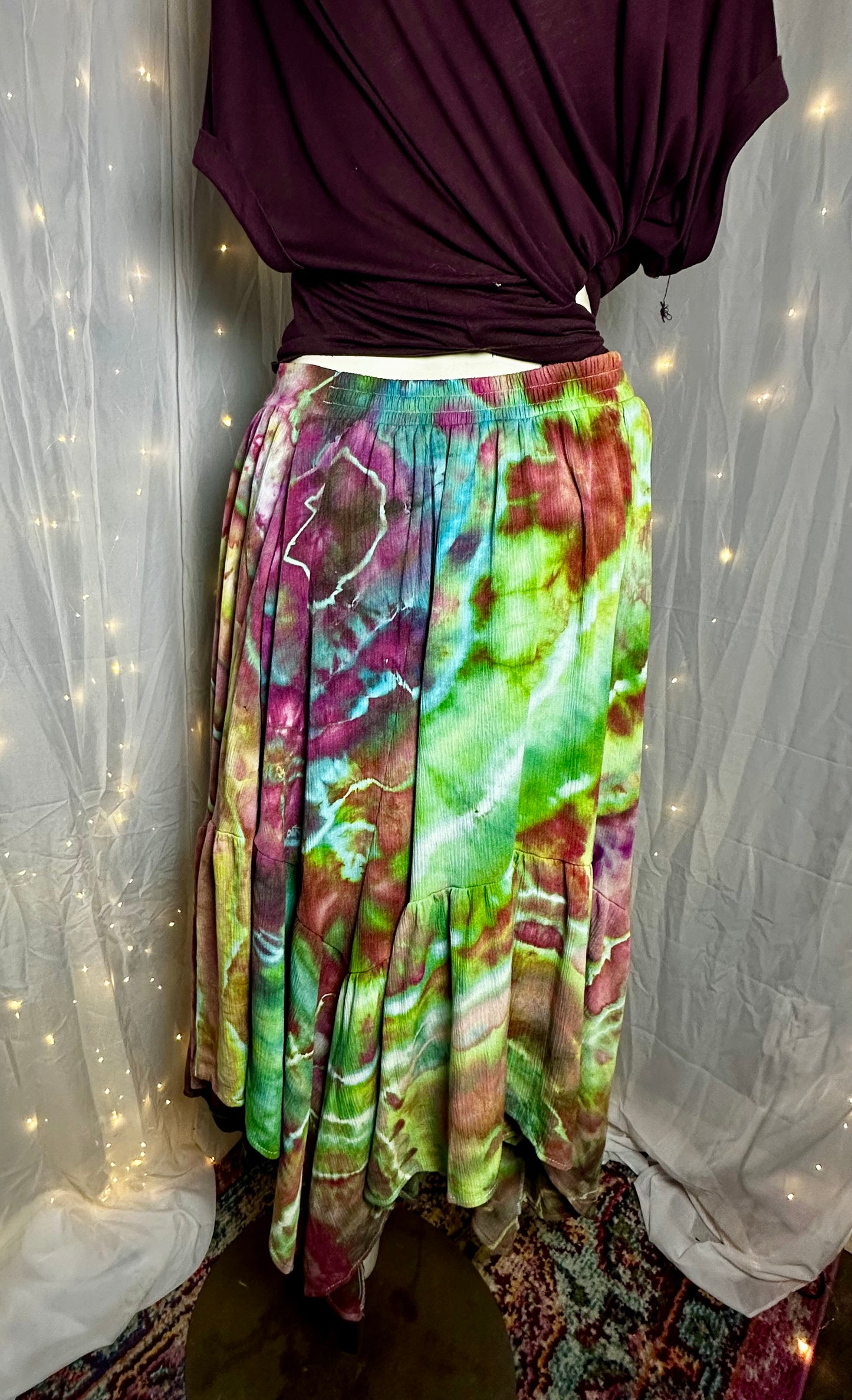 M/L Woodstock Dream Flowy Skirt