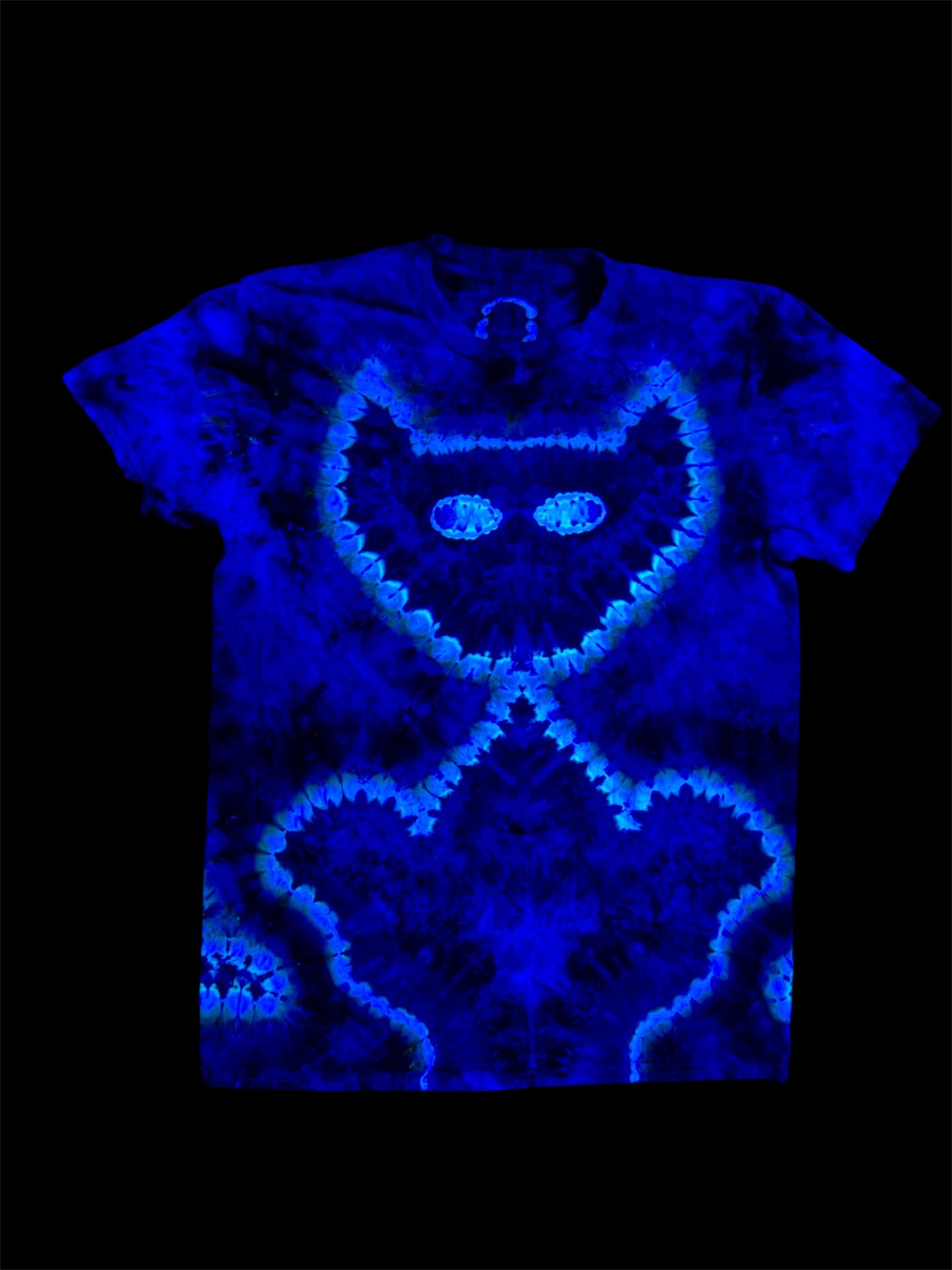 Large Wicked Glow Purrfectly Cheeky Kitty Tee *UV Reactive*
