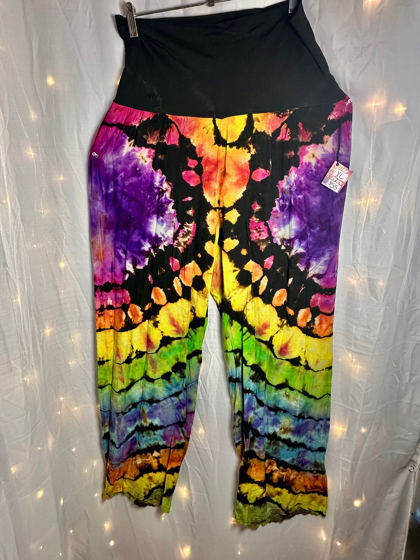 XL Prism Butterfly Relaxed Fit Comfy Pants