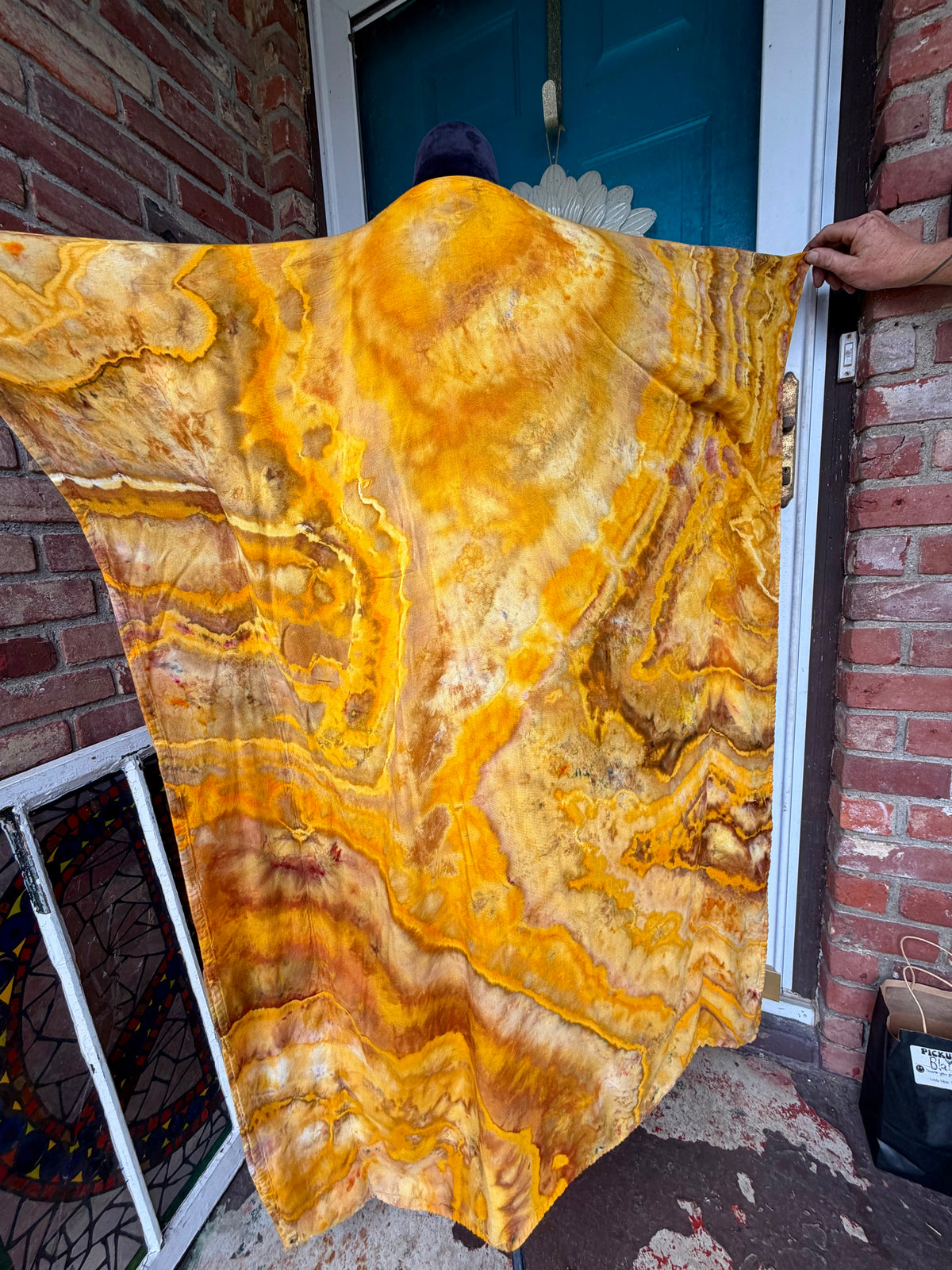 One Size Golden Sunburst Kaftan