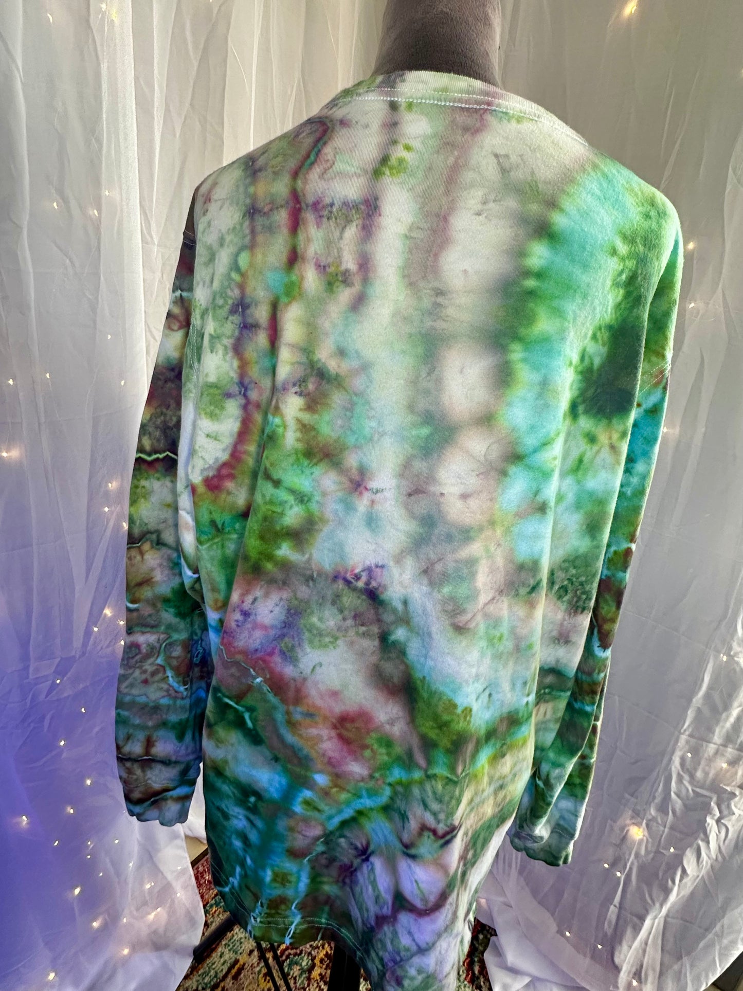 2XL Woodland Watercolor Long Sleeve Tee