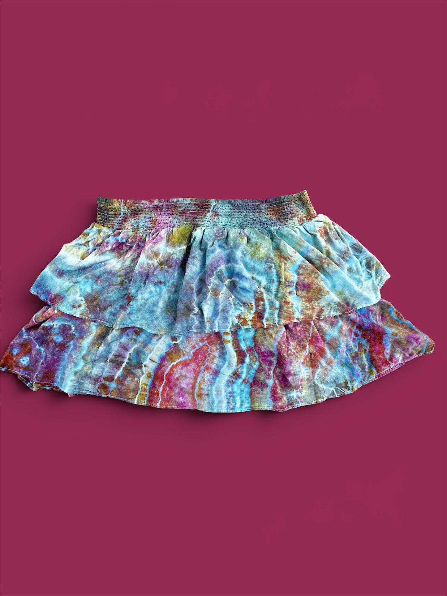 5X Prismatic Tide Mini Skirt
