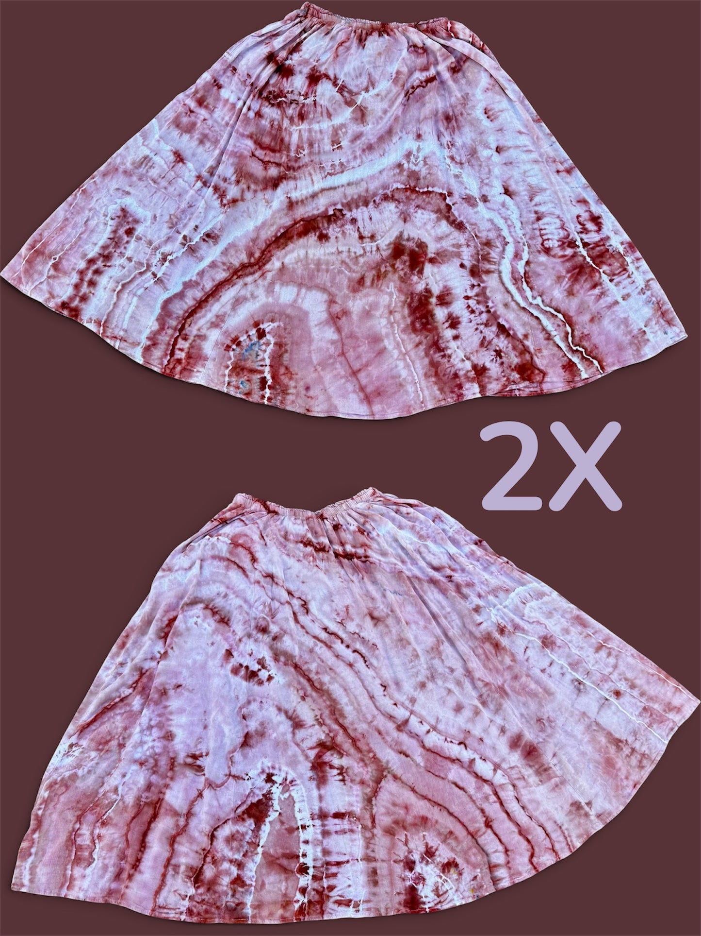 2X Bohemian Rose Dream Skirt