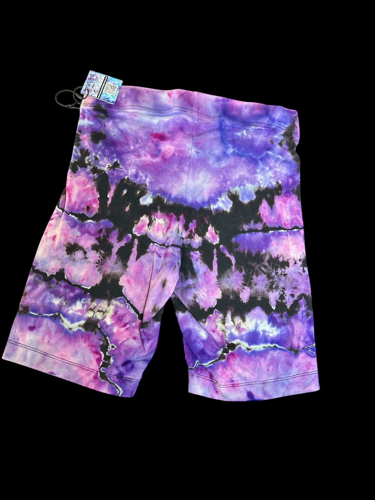 Small Cosmic Amethyst Biker Shorts