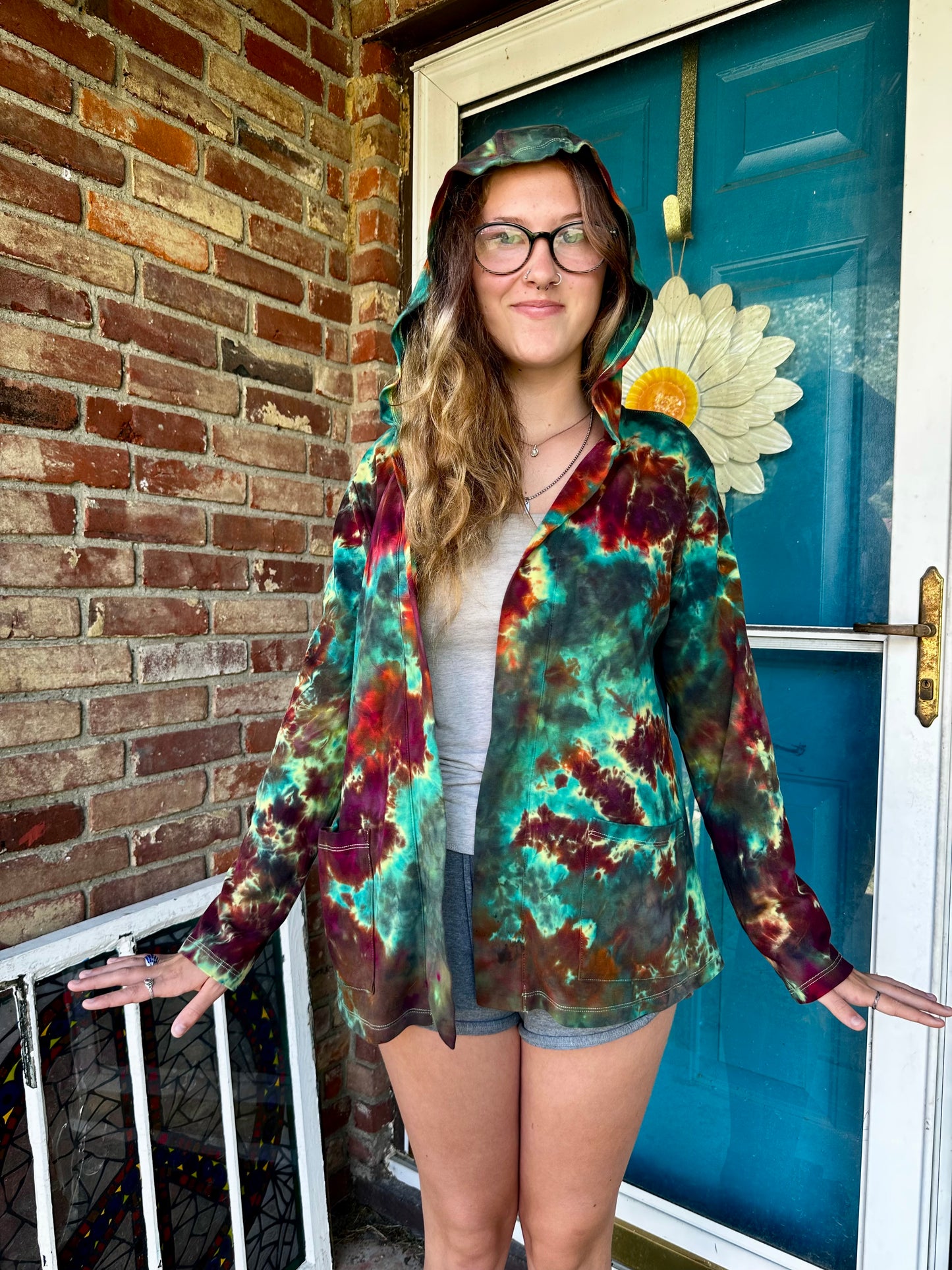 Woman’s Medium Groovin’ Bear Cardigan Jacket