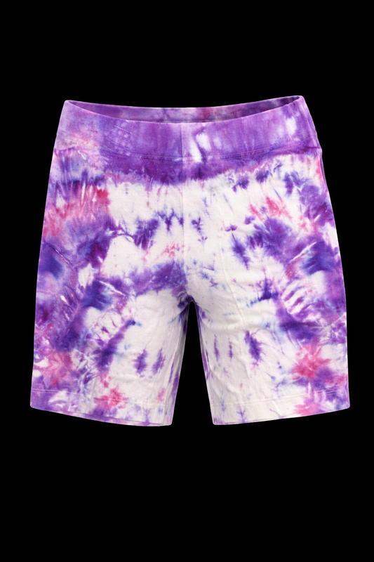 Medium Purple Rain Biker Shorts