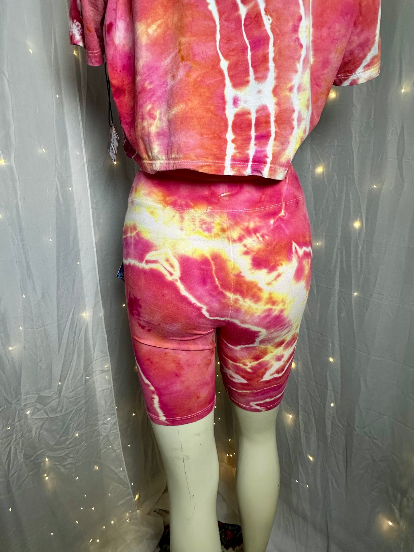 Flamingo Flash Biker Shorts