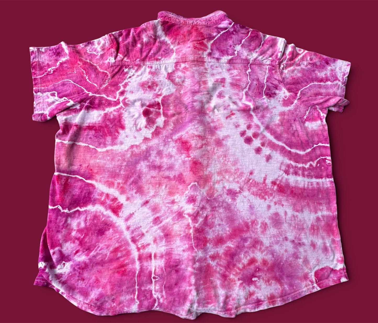 2XL Electric Rose Button Down