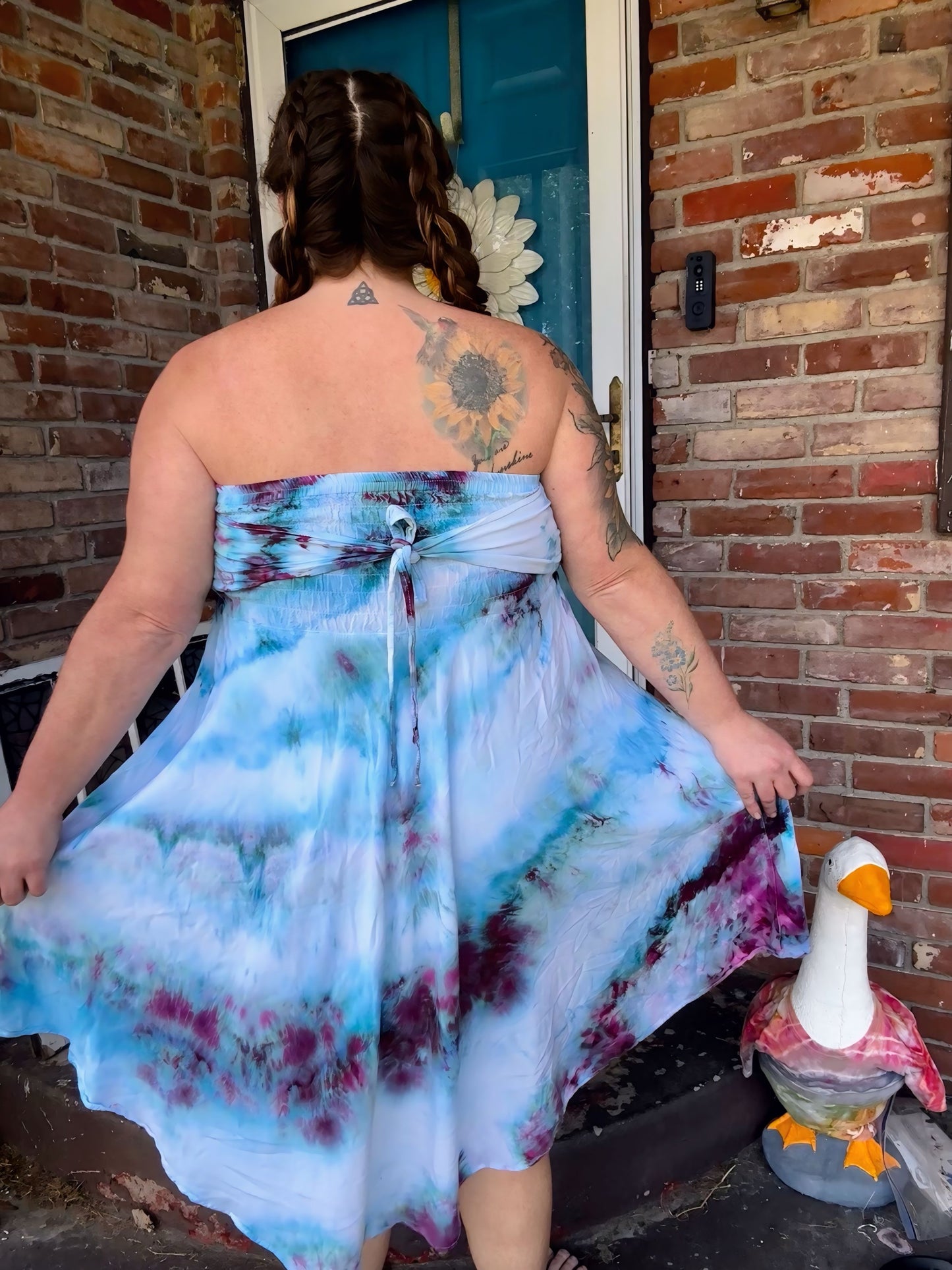 Azure Amethyst Convertible Dress