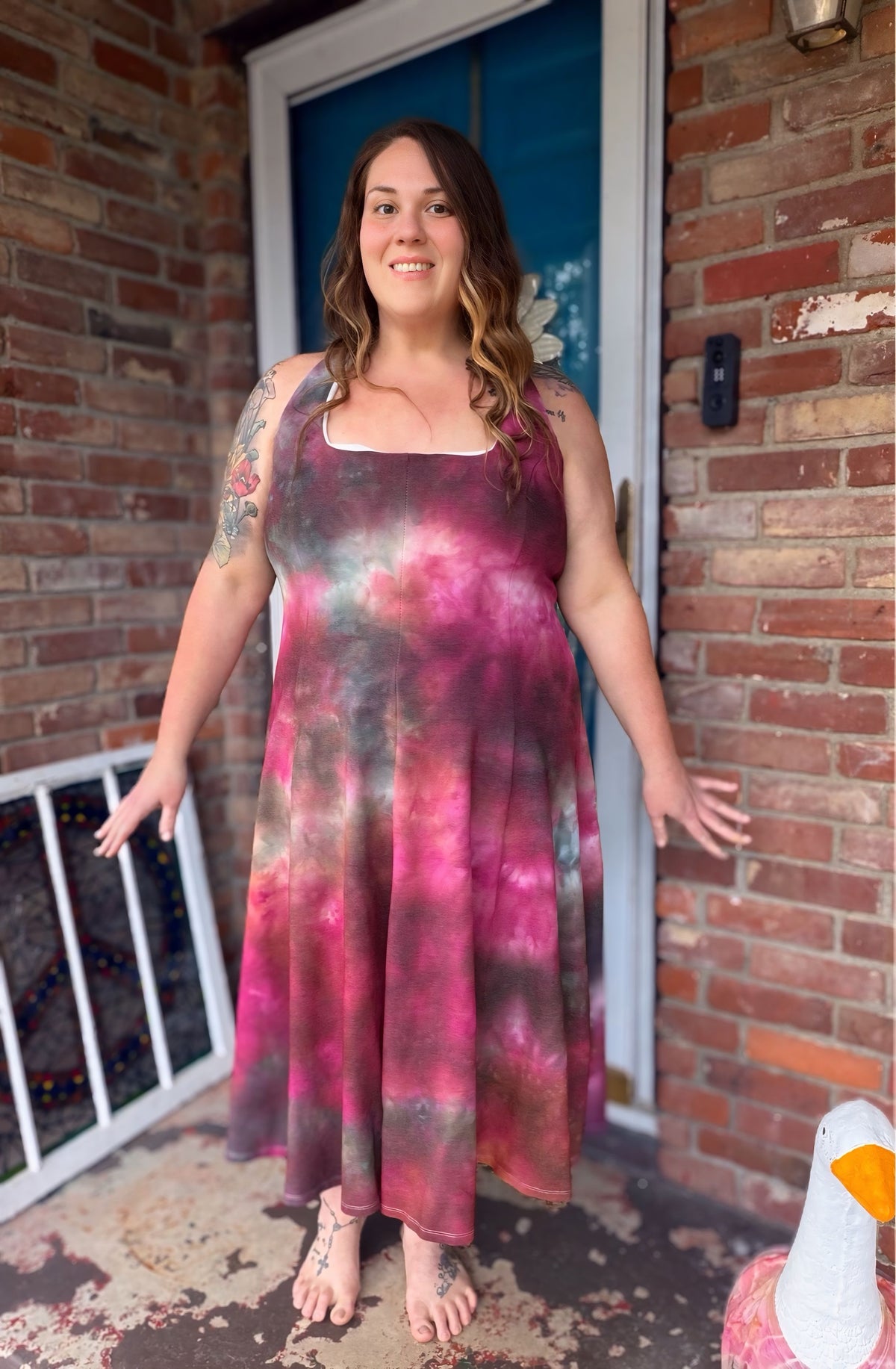 3X Wicked Rose Skies Dress