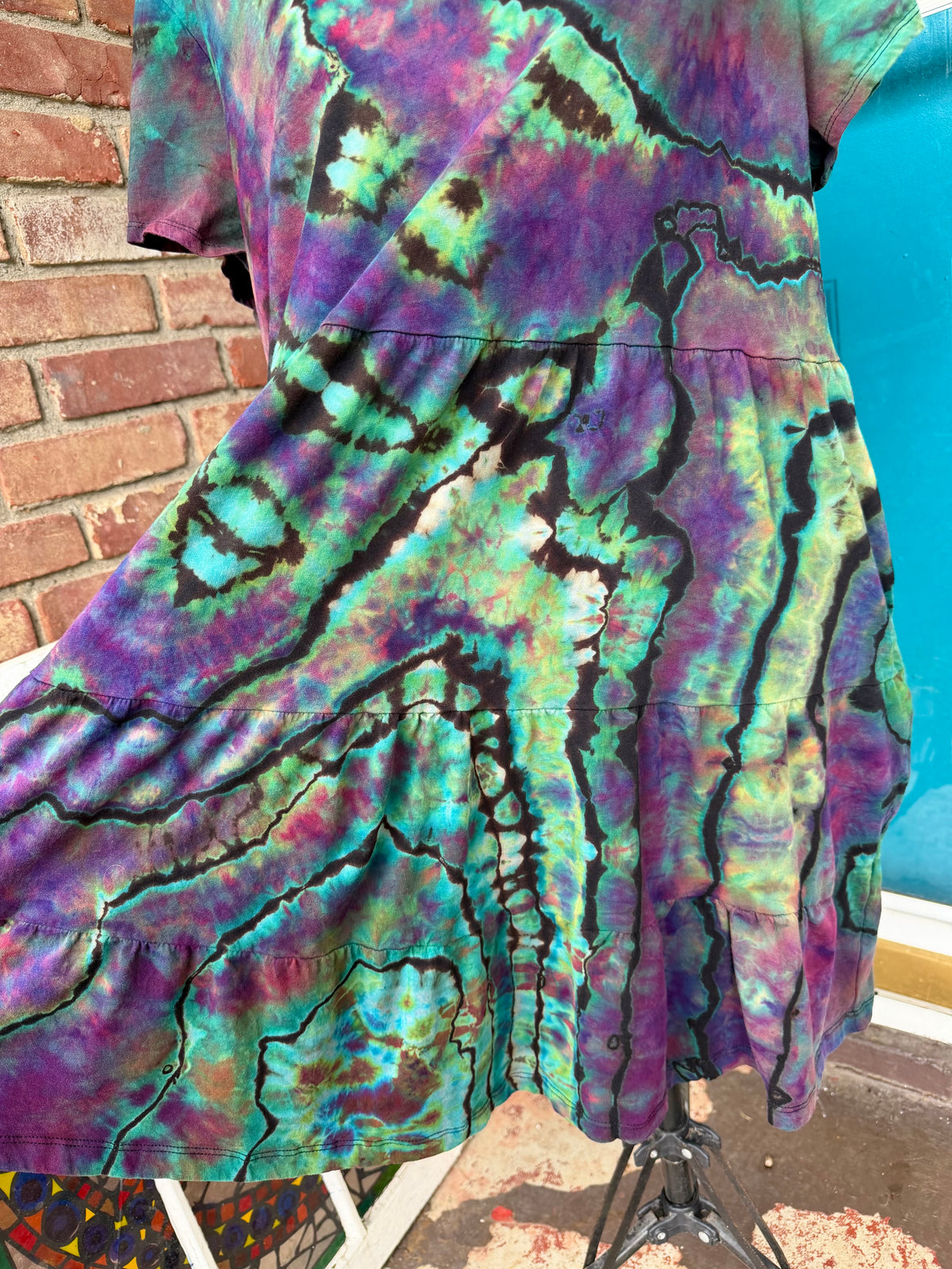 XXL Aurora Borealis T-Shirt Dress