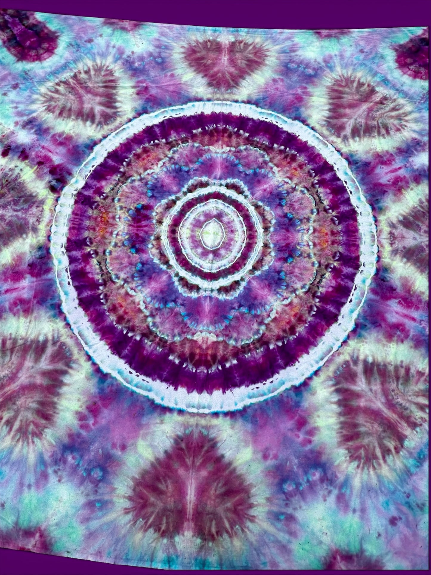 Celestial Heartbeat Tapestry – UV Reactive