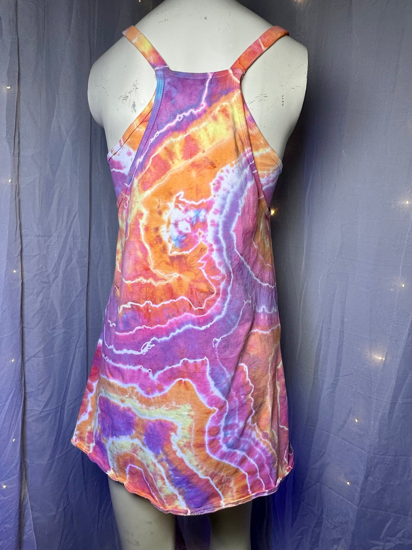 Small Soft Sunset Athletic Dress Romper